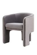 Three-Legged Velvet Accent Chair | OROA Modern Kyle | Oroatrade.com