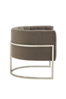 Velvet Channel-Tufted Accent Chair | OROA Modern Landau | Oroatrade.com