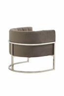 Velvet Channel-Tufted Accent Chair | OROA Modern Landau | Oroatrade.com