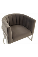 Velvet Channel-Tufted Accent Chair | OROA Modern Landau | Oroatrade.com