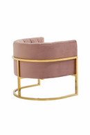 Velvet Channel-Tufted Accent Chair | OROA Modern Landau | Oroatrade.com
