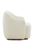 White Sherpa Upholstered Accent Chair | OROA Modern Masha | Oroatrade.com