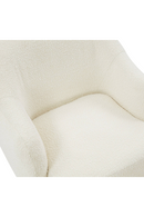 White Sherpa Upholstered Accent Chair | OROA Modern Masha | Oroatrade.com
