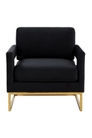 Velvet Accent Chair | OROA Modern Edna | Oroatrade.com
