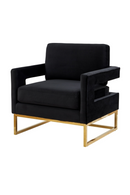 Velvet Accent Chair | OROA Modern Edna | Oroatrade.com