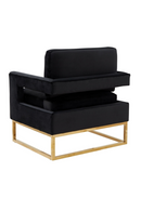 Velvet Accent Chair | OROA Modern Edna | Oroatrade.com