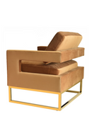 Velvet Accent Chair | OROA Modern Edna | Oroatrade.com