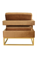 Velvet Accent Chair | OROA Modern Edna | Oroatrade.com