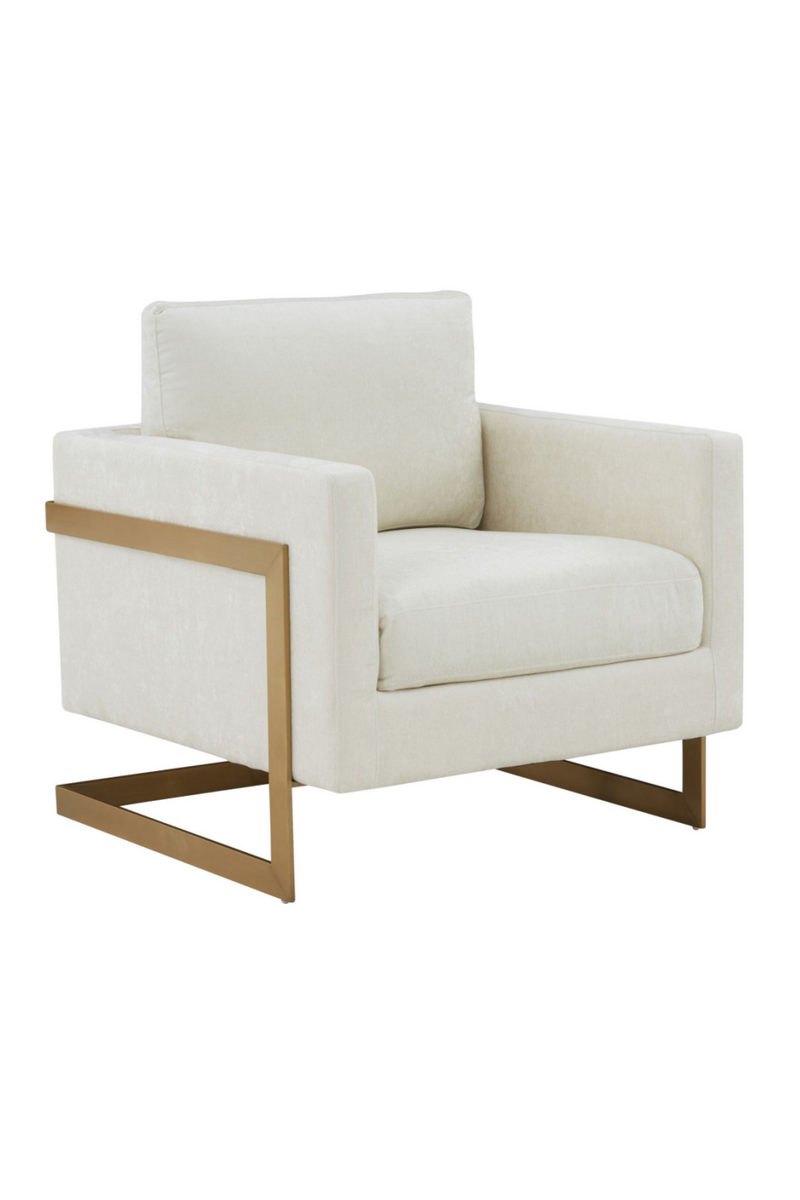 Metal Framed Square Accent Chair | OROA Modern Prince | Oroatrade.com