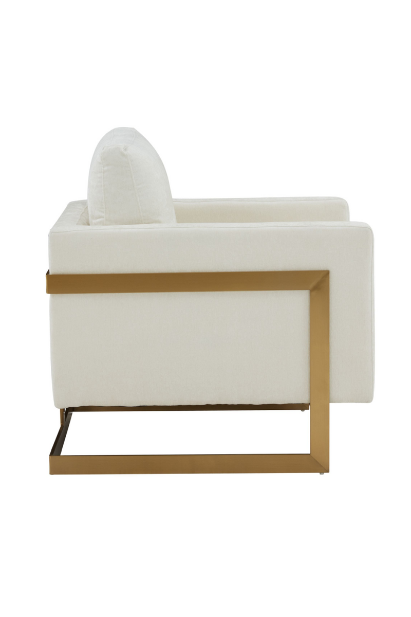 Metal Framed Square Accent Chair | OROA Modern Prince | Oroatrade.com