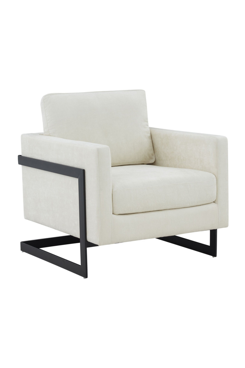 Metal Framed Square Accent Chair | OROA Modern Prince | Oroatrade.com