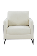 Metal Framed Square Accent Chair | OROA Modern Prince | Oroatrade.com