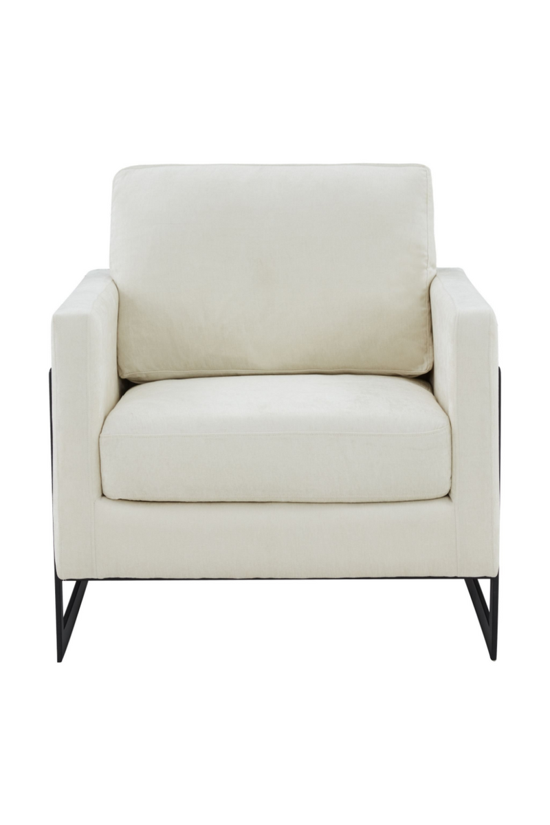 Metal Framed Square Accent Chair | OROA Modern Prince | Oroatrade.com