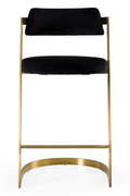 Gold Framed Cantilevered Counter Stool | OROA Modern Shandra | Oroatrade.com