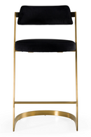 Gold Framed Cantilevered Counter Stool | OROA Modern Shandra | Oroatrade.com