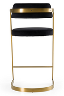 Gold Framed Cantilevered Counter Stool | OROA Modern Shandra | Oroatrade.com