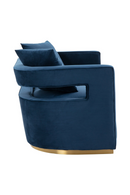 Blue Velvet Loveseat | OROA Modern Wells | Oroatrade.com