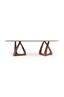Gray Glass Oval Dining Table | OROA Modern Christine | Oroatrade.com