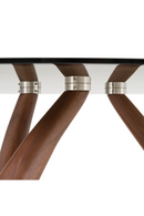 Round Gray Glass Coffee Table | OROA Modern Christine | Oroatrade.com