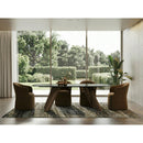 Hospitality furniture - Gray Glass Dining Table - www.oroatrade.com