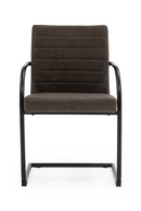 Vegan Leather Cantilevered Dining Chair | OROA Modern Ivey | Oroatrade.com