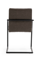 Vegan Leather Cantilevered Dining Chair | OROA Modern Ivey | Oroatrade.com