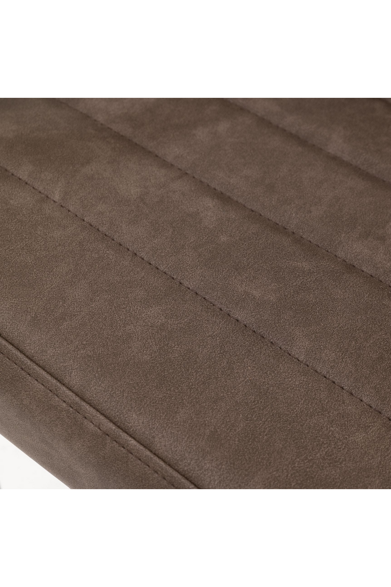 Vegan Leather Cantilevered Dining Chair | OROA Modern Ivey | Oroatrade.com