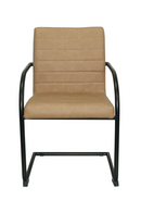 Vegan Leather Cantilevered Dining Chair | OROA Modern Ivey | Oroatrade.com