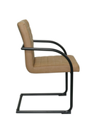 Vegan Leather Cantilevered Dining Chair | OROA Modern Ivey | Oroatrade.com
