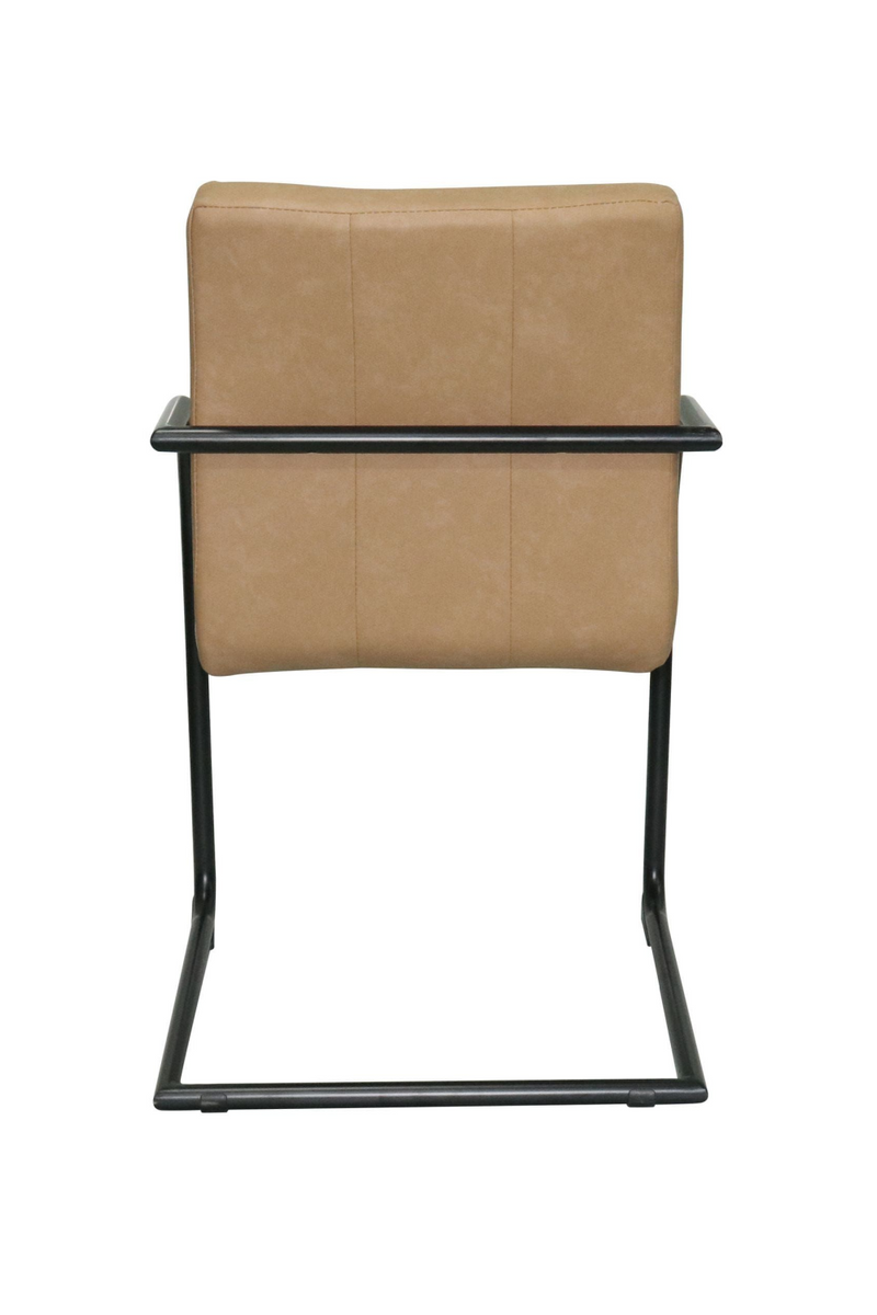 Vegan Leather Cantilevered Dining Chair | OROA Modern Ivey | Oroatrade.com
