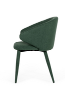 Green Linen Dining Chairs (2) | OROA Modern Keller | Oroatrade.com