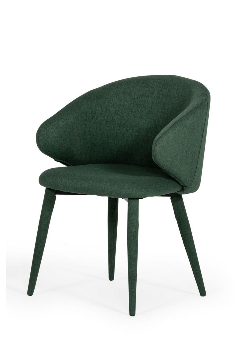 Green Linen Dining Chairs (2) | OROA Modern Keller | Oroatrade.com