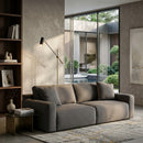Gray Square-Armed Sofa | OROA Modern Gloria