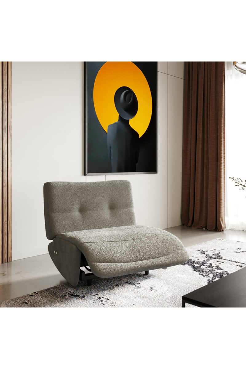 Gray Fabric Electric Recliner Chair S | OROA Modern Basil | Oroatrade.com