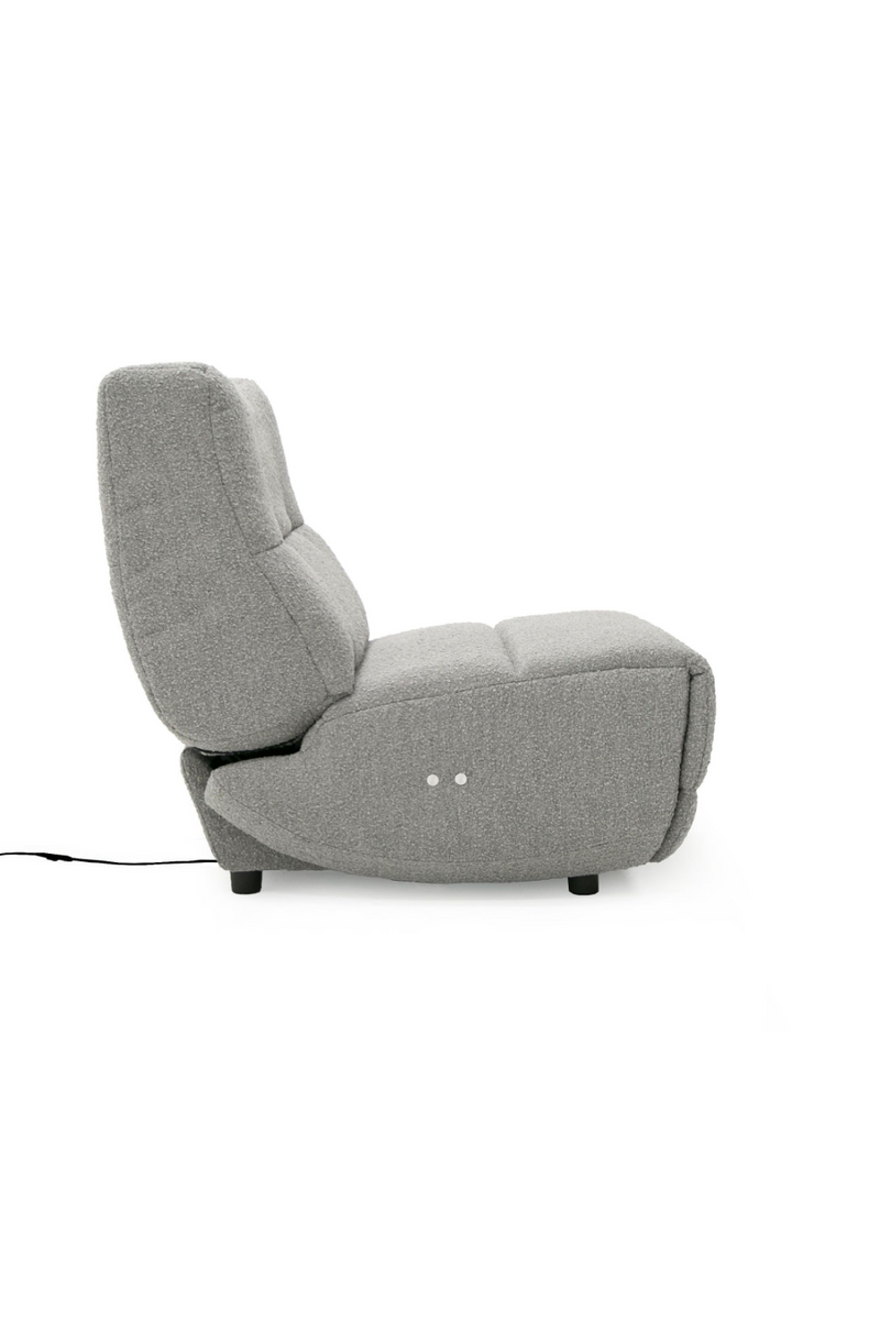 Gray Fabric Electric Recliner Chair S | OROA Modern Basil | Oroatrade.com