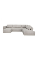 Gray Modular Chaise Sofa | OROA Modern Lulu | Oroatrade.com
