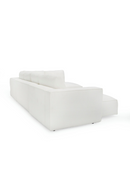 White Sectional Sofa with Left Chaise | OROA Modern Lulu | Oroatrade.com