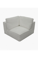 White Sectional Sofa with Left Chaise | OROA Modern Lulu | Oroatrade.com