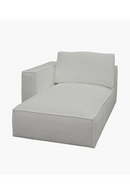 White Sectional Sofa with Left Chaise | OROA Modern Lulu | Oroatrade.com