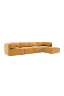 Orange 5-Piece Modular Sofa | OROA Modern Gene  | Oroatrade.com