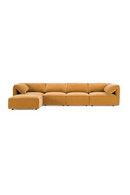 Orange 5-Piece Modular Sofa | OROA Modern Gene