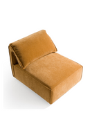 Orange Armless Sectional Sofa | OROA Modern Gene | Oroatrade.com