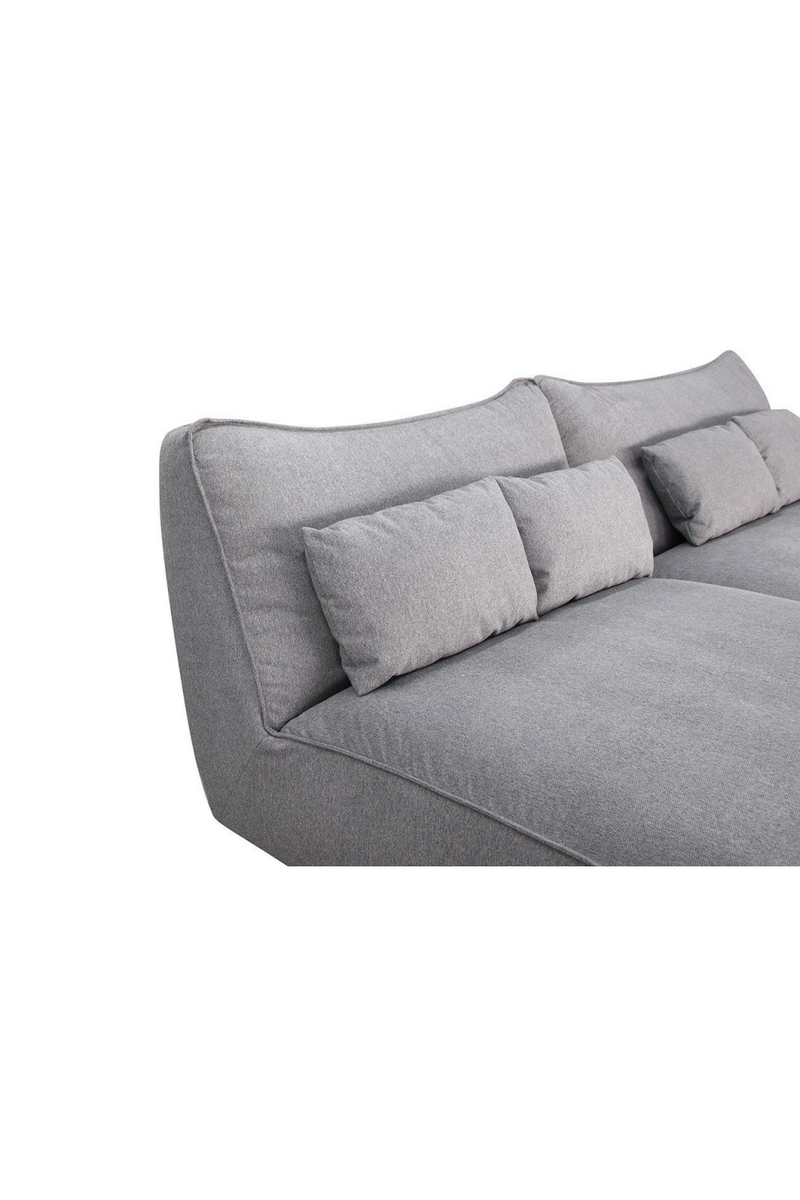Gray Fabric Modular Sectional Sofa | OROA Modern Racine | Oroatrade.com