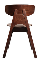 Beechwood Framed Leather Dining Chairs (2) | OROA Modern Beeler | Oroatrade.com