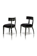 Black Dining Chair Set (2) | OROA Modern Alek | Oroatrade.com