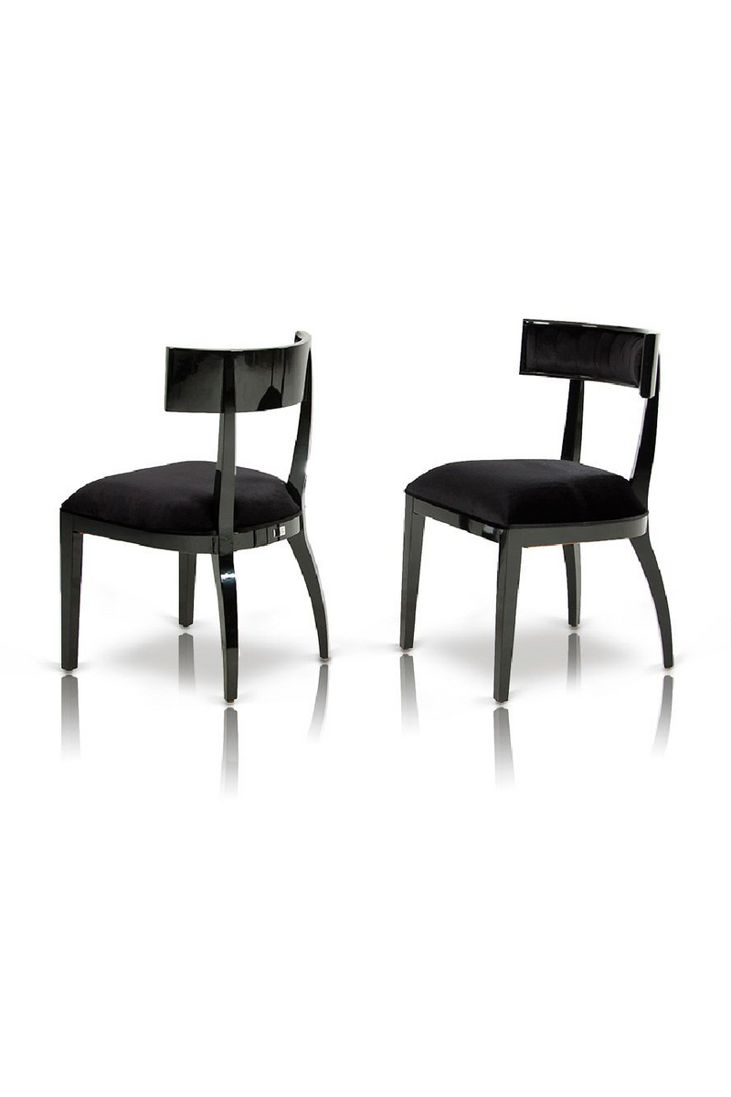Black Dining Chair Set (2) | OROA Modern Alek | Oroatrade.com