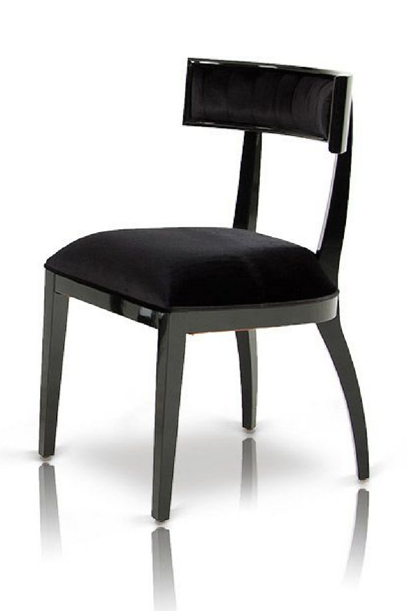 Black Dining Chair Set (2) | OROA Modern Alek | Oroatrade.com