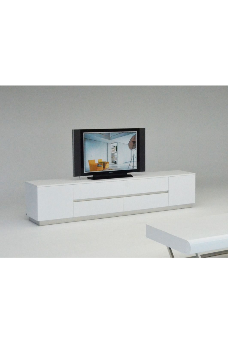 White Crocodile-Textured Sideboard | OROA Modern Skyline | Oroatrade.com