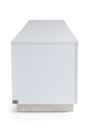 White Crocodile-Textured Sideboard | OROA Modern Skyline | Oroatrade.com