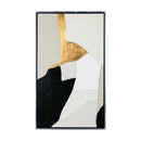 Gold Leaf Abstract Painting Set (2) | OROA Modern Shapes